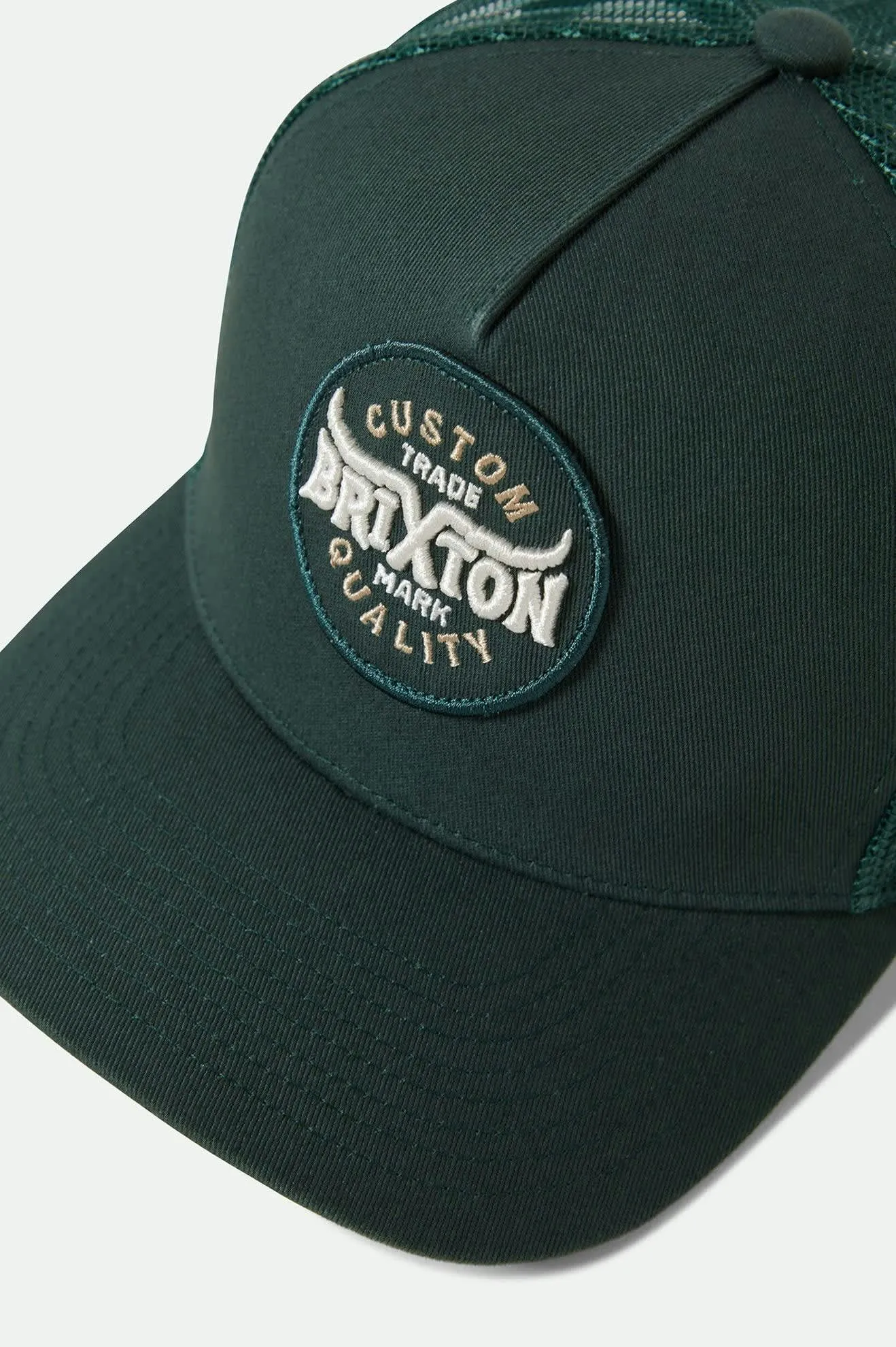 Gibson Netplus Trucker Hat - Deep Forest/Deep Forest sold by Brixton product image thumbnail 3