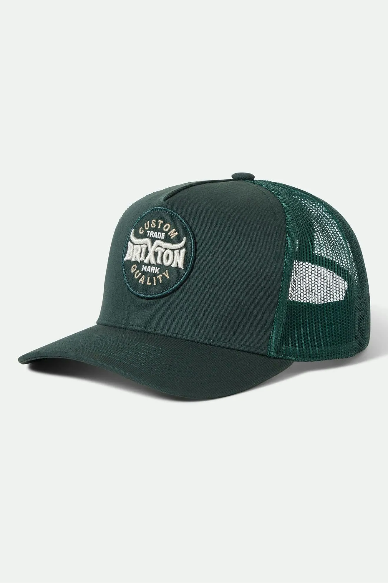 Gibson Netplus Trucker Hat - Deep Forest/Deep Forest sold by Brixton