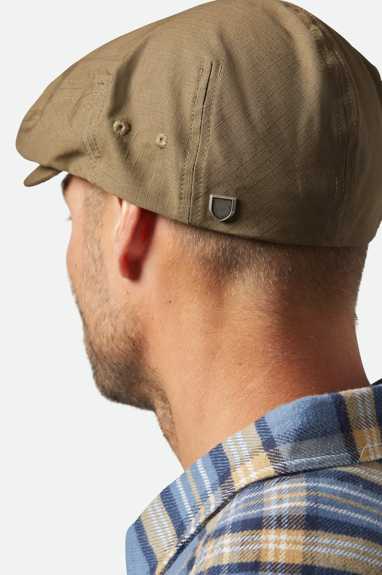 Hooligan Lightweight Flat Cap - Ivy Green Ripstop sold by Brixton product image thumbnail 4