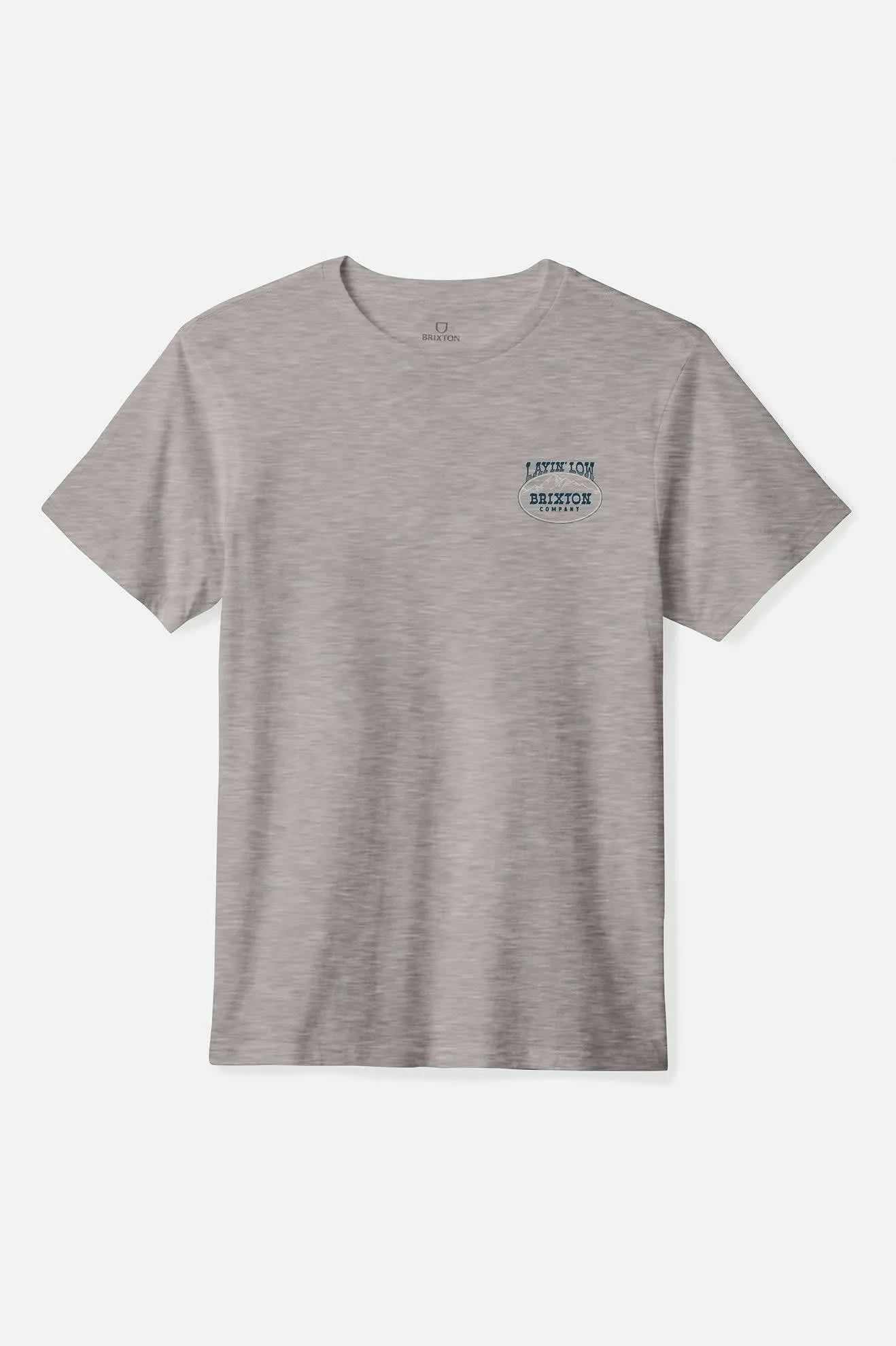 Layin' Low S/S Standard T-Shirt - Heather Grey sold by Brixton product image thumbnail 2