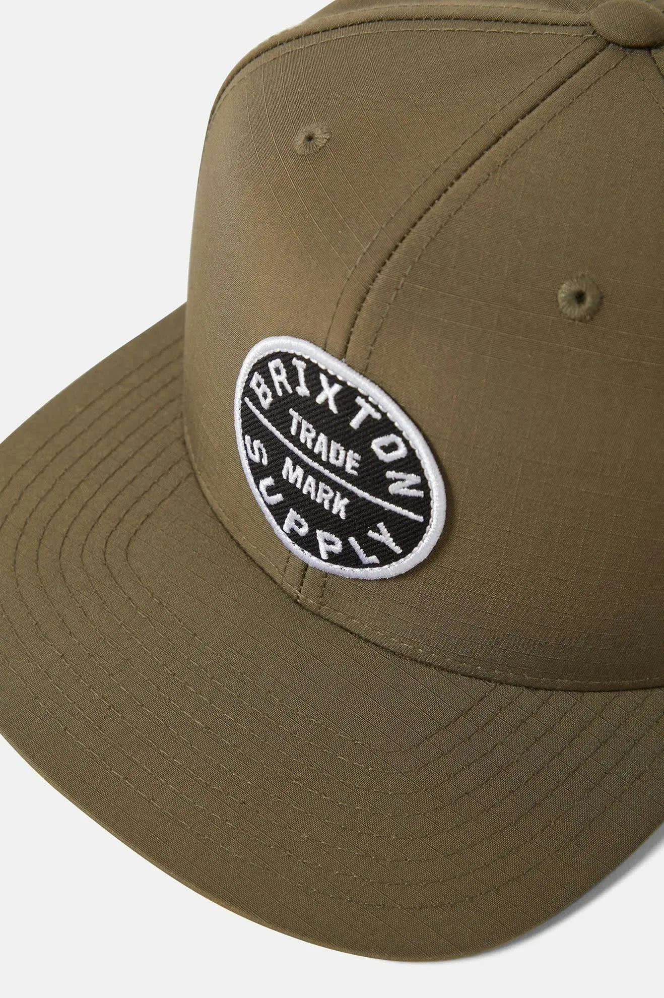 Oath III Snapback - Ivy Green Ripstop sold by Brixton product image thumbnail 3