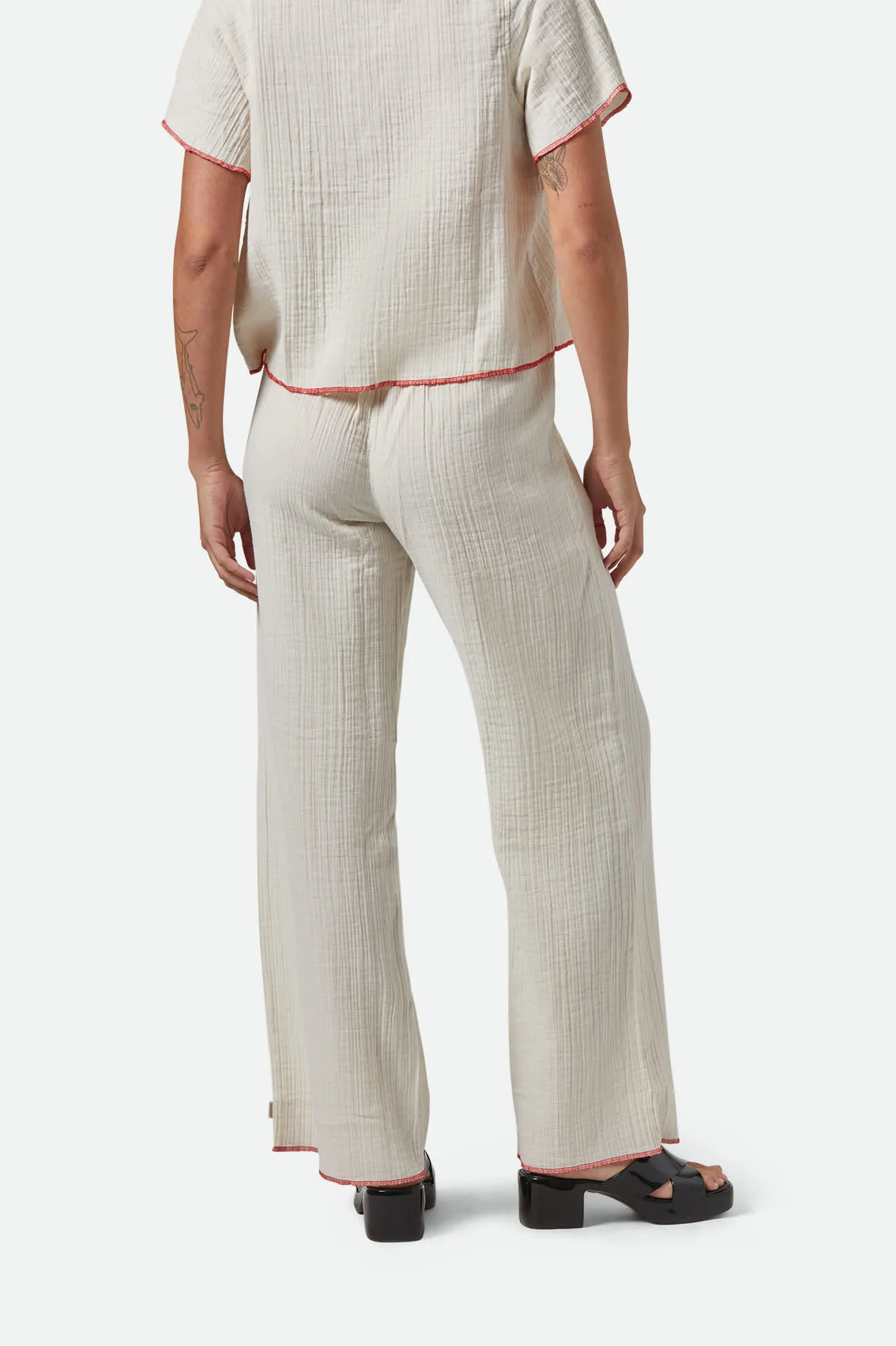 Wandering Hudson Lounge Pant - Off White sold by Brixton product image thumbnail 4