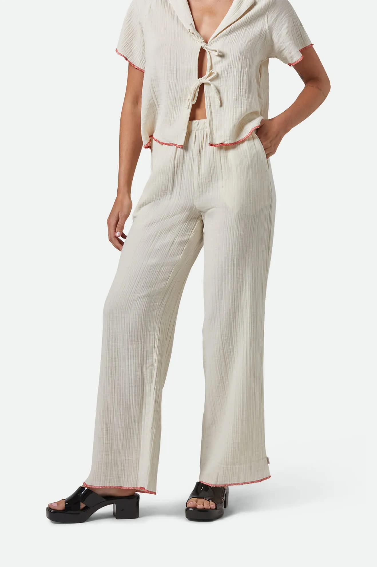 Wandering Hudson Lounge Pant - Off White sold by Brixton product image thumbnail 5