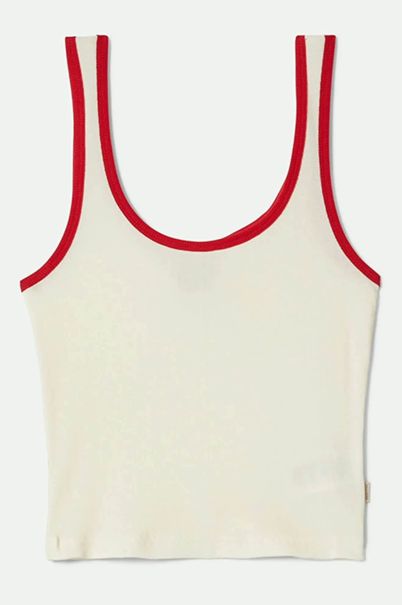 Ringer Organic A-Tank - Off White/Crimson sold by Brixton product image thumbnail 2
