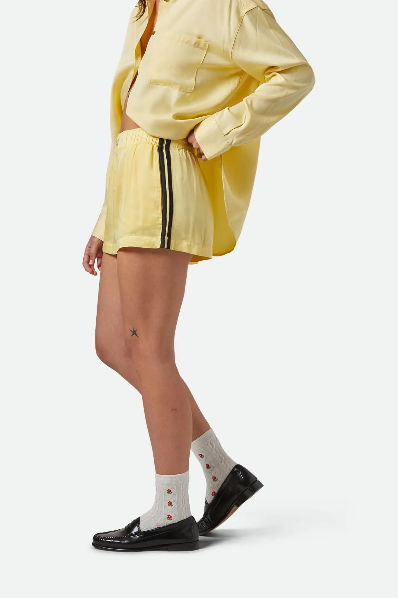 Silky Boxer Short - Panna Cotta sold by Brixton product image thumbnail 3