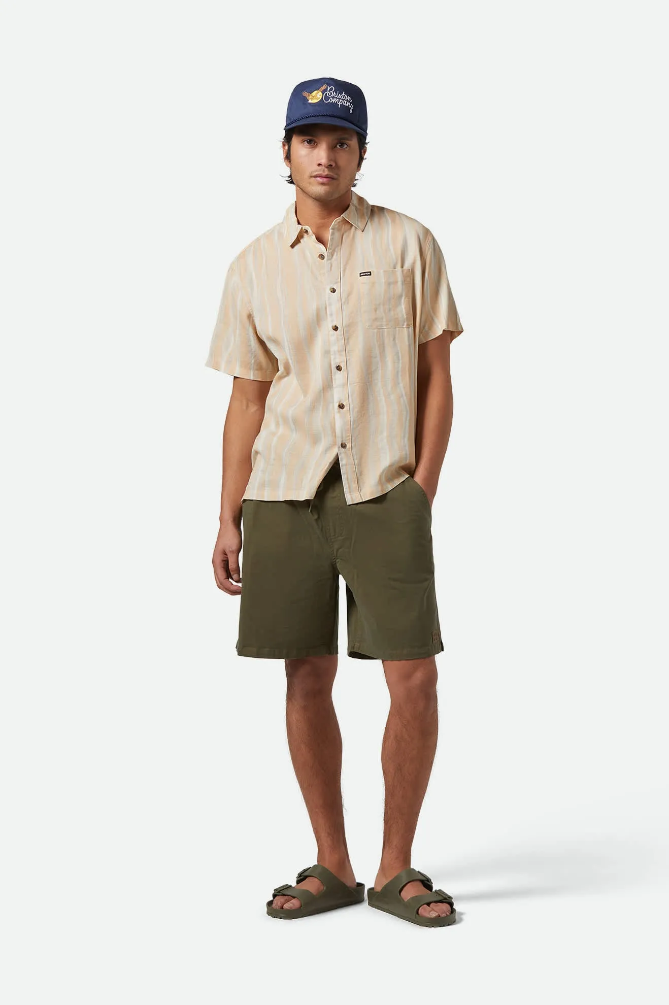 Everyday Vintage Wash Short - Washed Ivy Green sold by Brixton product image thumbnail 5