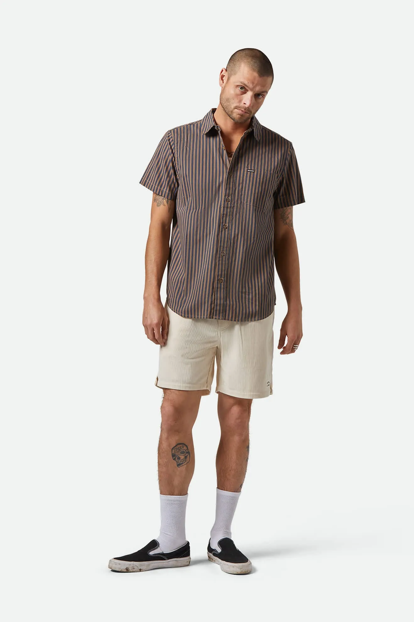 Everyday Corduroy Short - Whitecap sold by Brixton product image thumbnail 5