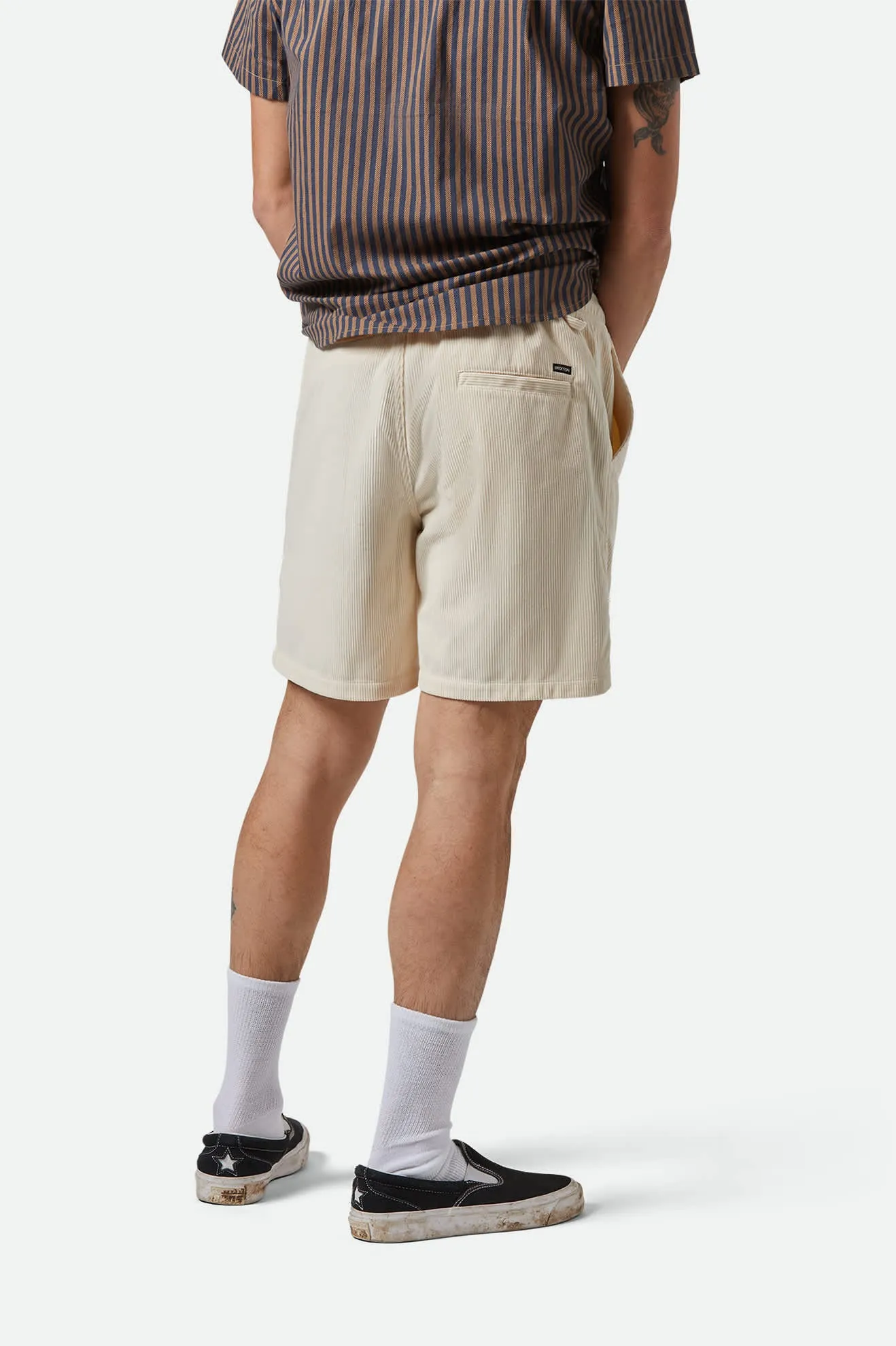 Everyday Corduroy Short - Whitecap sold by Brixton product image thumbnail 4