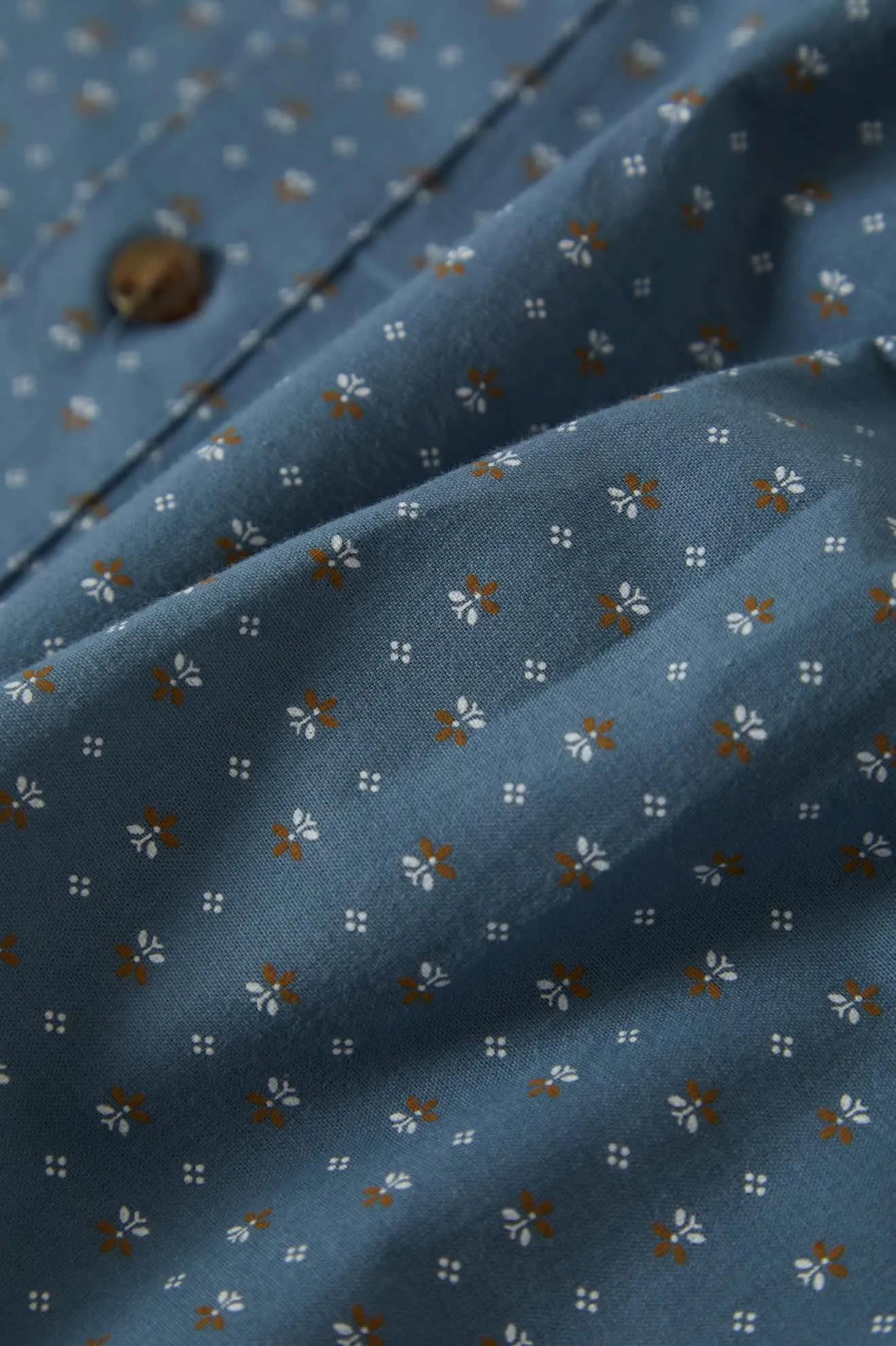 Charter Print S/S Shirt - Azure Blue/Micro Floral sold by Brixton product image thumbnail 3