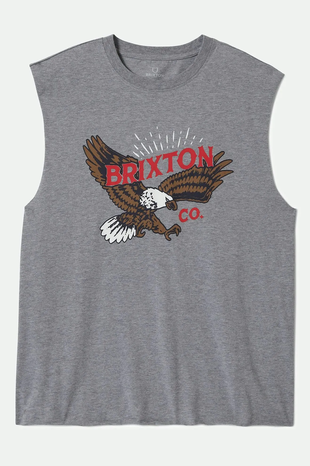 Keller Muscle Tank Top - Heather Grey sold by Brixton