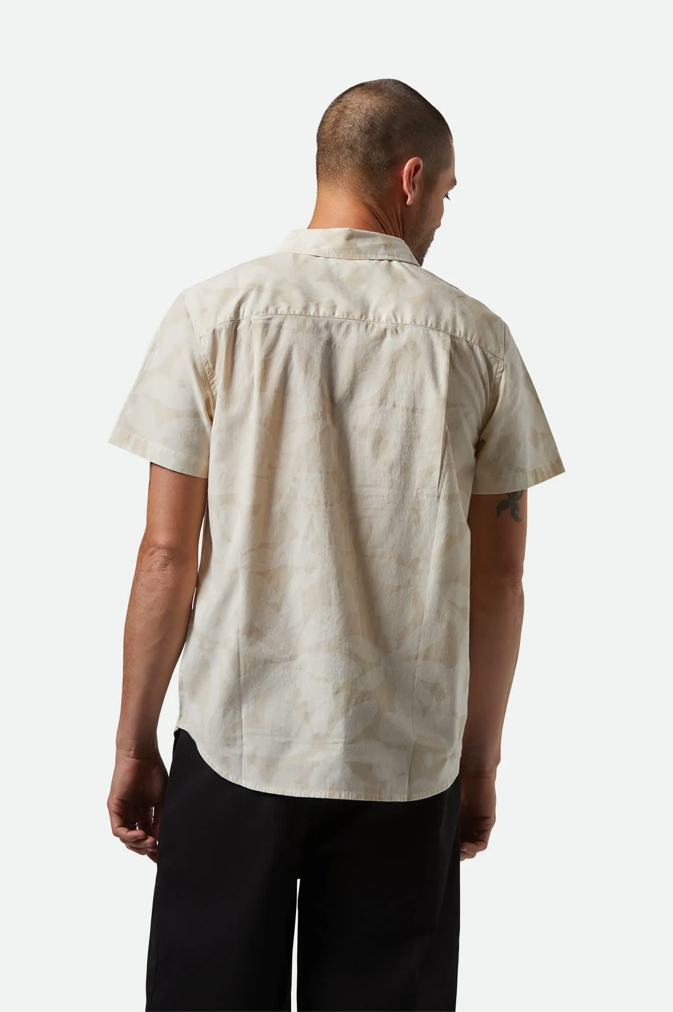 Charter Print S/S Shirt - Beige/Whitecap Floral sold by Brixton product image thumbnail 4