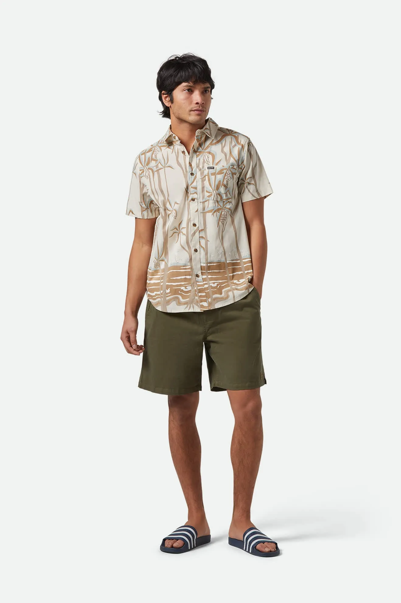 Charter Print S/S Shirt - Whitecap Scenic Trip sold by Brixton product image thumbnail 2