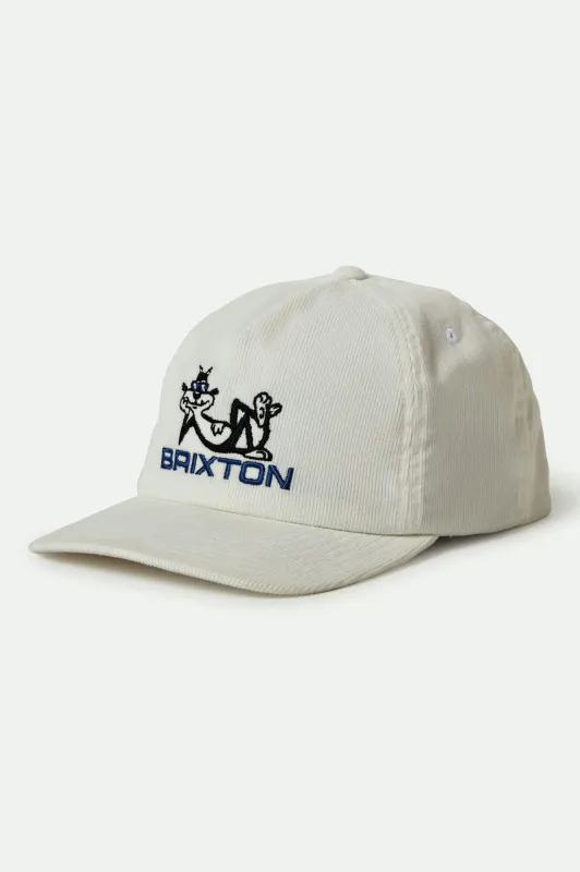 Cool Cat Snapback - White made by Brixton