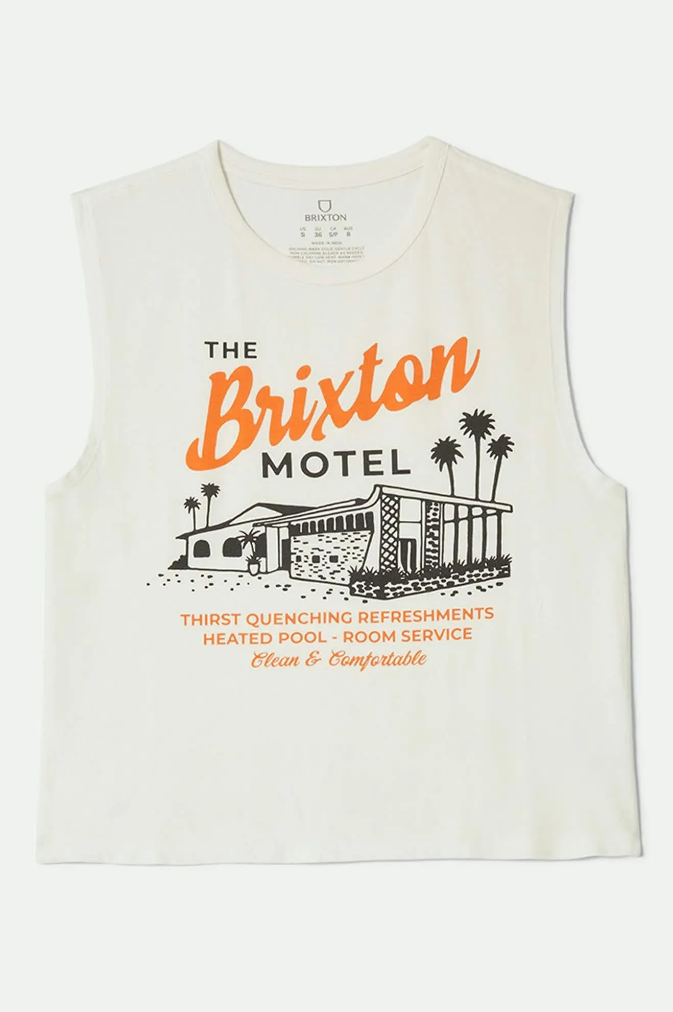 Brixton Motel Muscle Tank - Off White sold by Brixton product image thumbnail 2