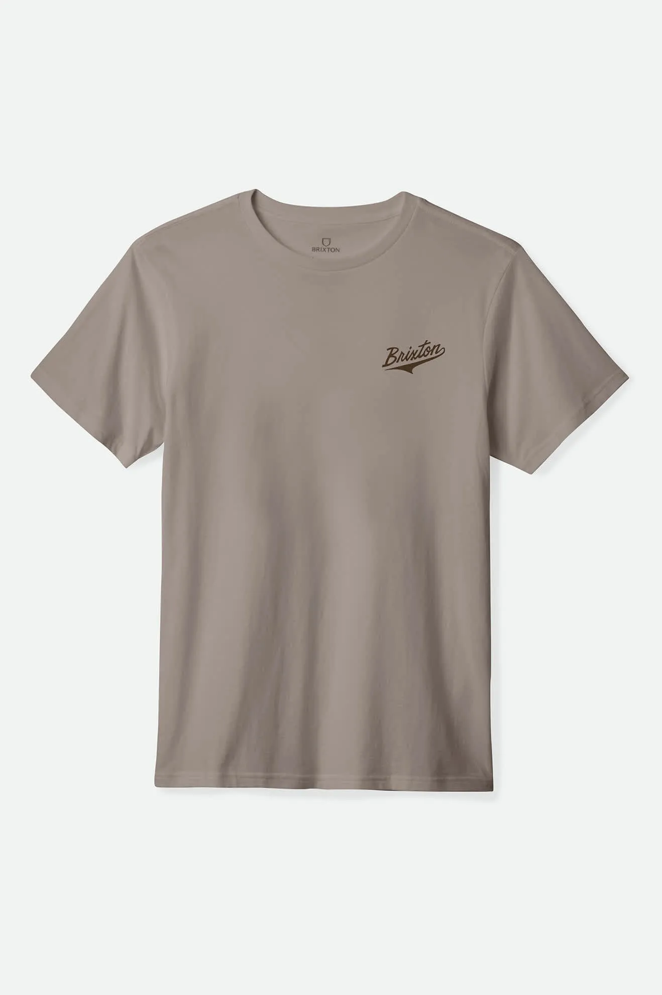 The League S/S Standard T-Shirt - Cinder Worn Wash sold by Brixton