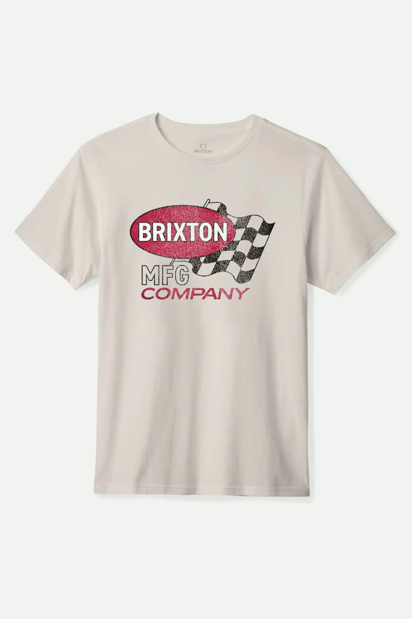 Collins S/S Standard T-Shirt - Cream sold by Brixton