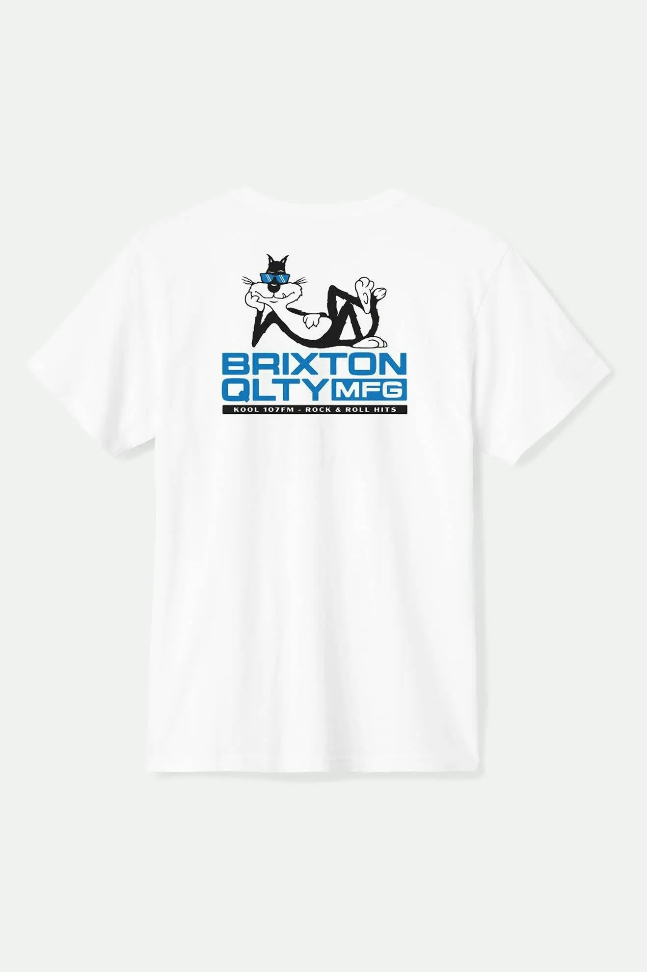 Cool Cat S/S Standard T-Shirt - White sold by Brixton