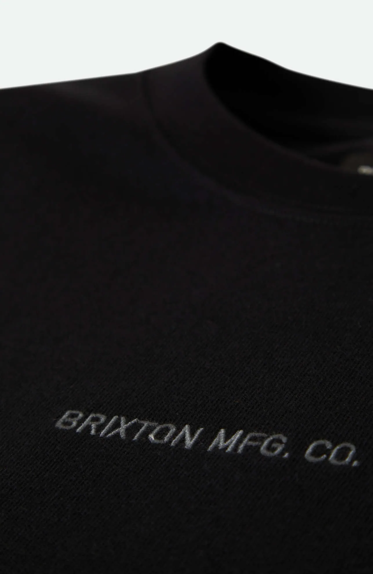 Quality Embroidered Heavyweight S/S Standard T-Shirt - Black Classic Wash sold by Brixton product image thumbnail 2