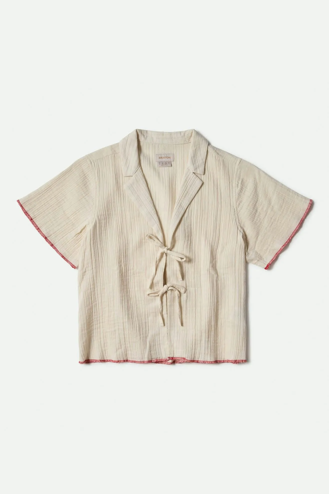 Wandering Tie Top - Off White sold by Brixton product image thumbnail 2