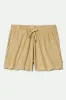Carefree Organic Garment Dyed Lounge Short - Pale Khaki sold by Brixton