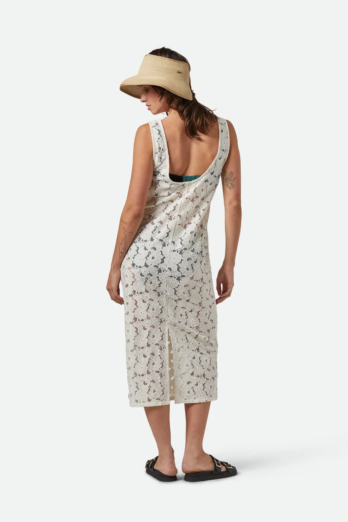 Lace Cover Up Dress - Whitecap sold by Brixton product image thumbnail 4