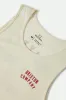 Woodburn Tank Top - Off White/Crimson sold by Brixton