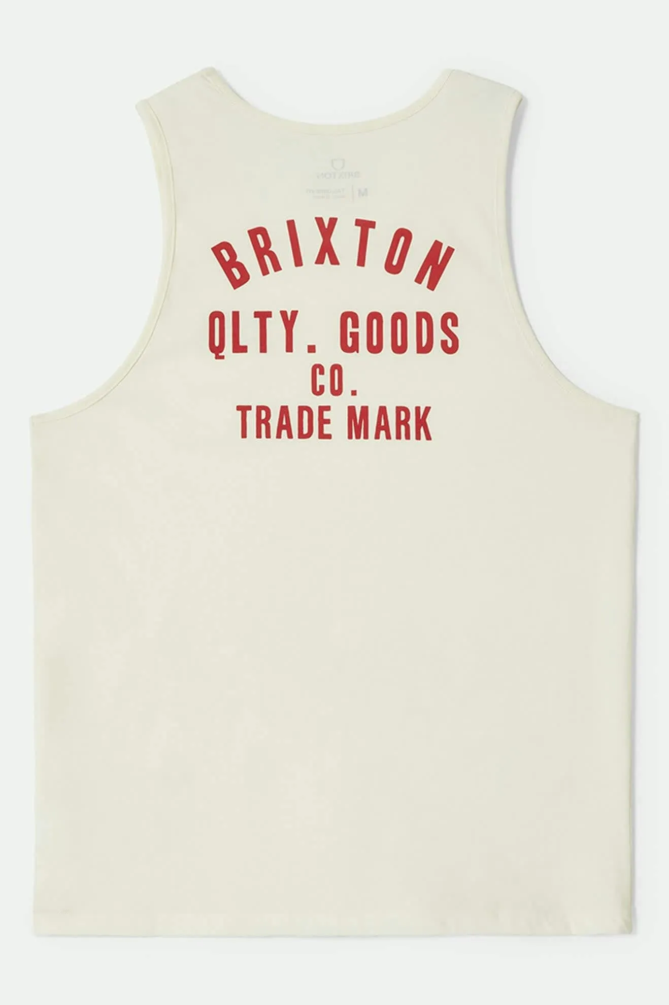 Woodburn Tank Top - Off White/Crimson sold by Brixton product image thumbnail 2