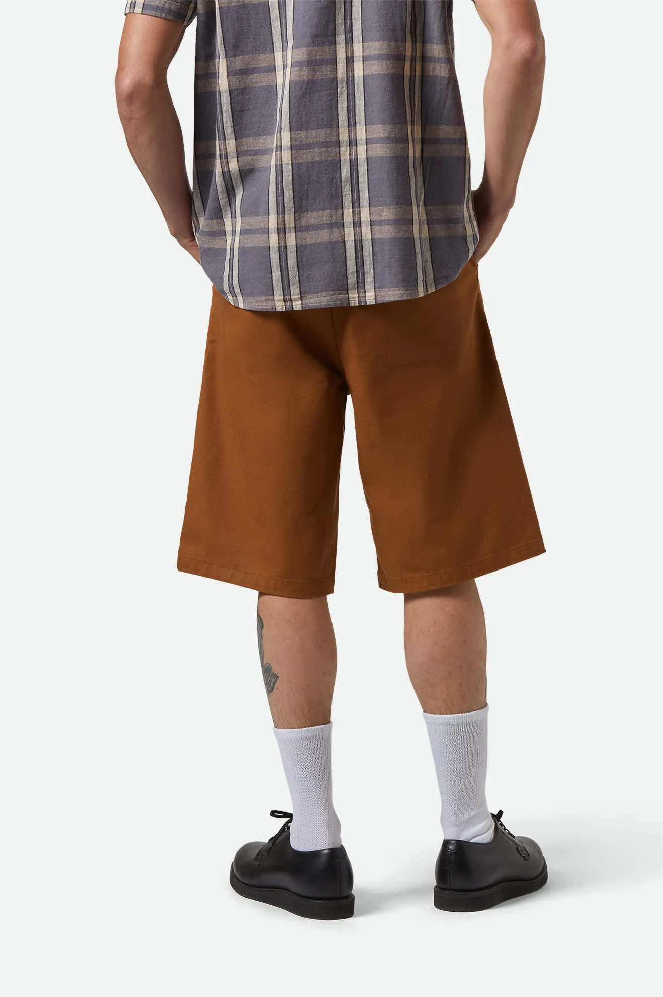 Choice Chino Baggy Short - Washed Copper sold by Brixton product image thumbnail 4