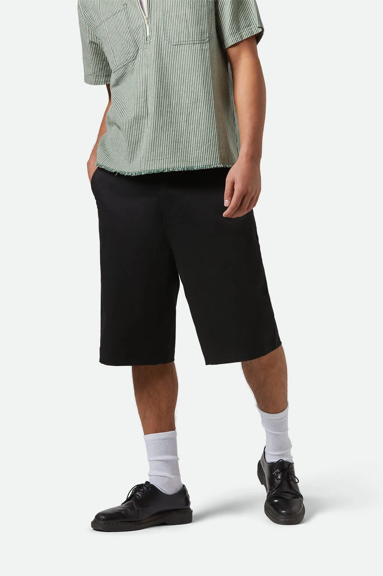 Choice Chino Baggy Short - Black sold by Brixton product image thumbnail 3
