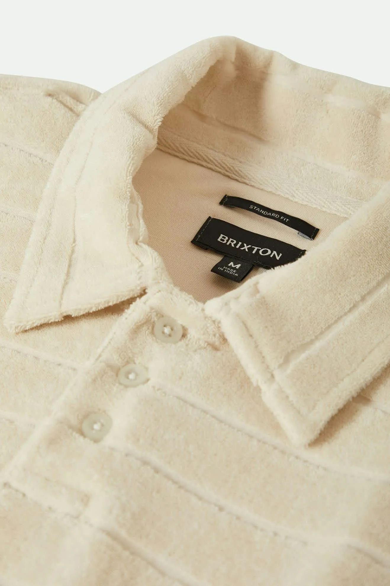 Weekend Terry Cloth S/S Polo - Whitecap sold by Brixton product image thumbnail 4