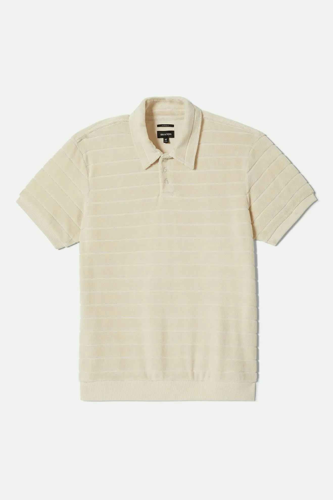 Weekend Terry Cloth S/S Polo - Whitecap sold by Brixton