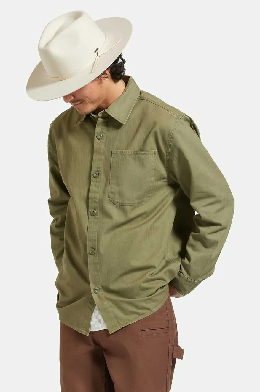 Cohen Cowboy Hat - Dove/Dove sold by Brixton product image thumbnail 5