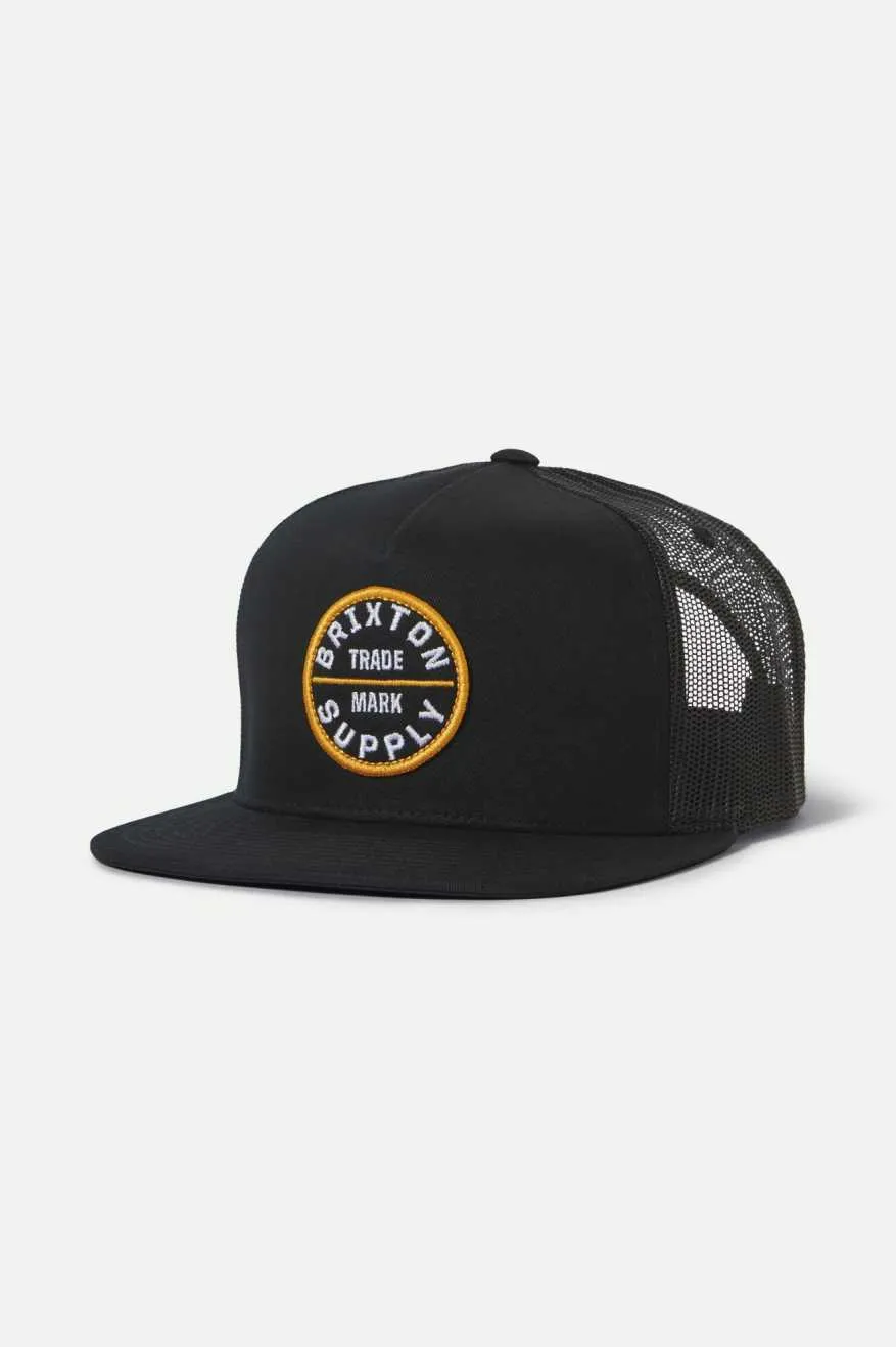 Oath Trucker Hat - Black/Black sold by Brixton