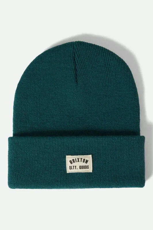 Woodburn Watch Cap Beanie - Night Sage sold by Brixton
