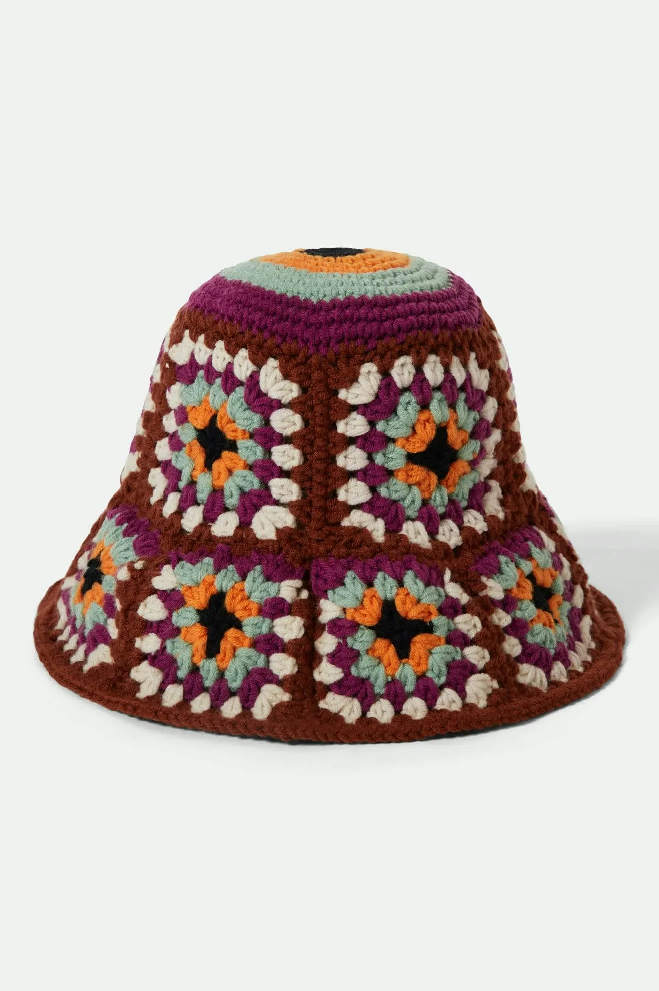 Crochet Knit Bucket Hat - Multi Color sold by Brixton