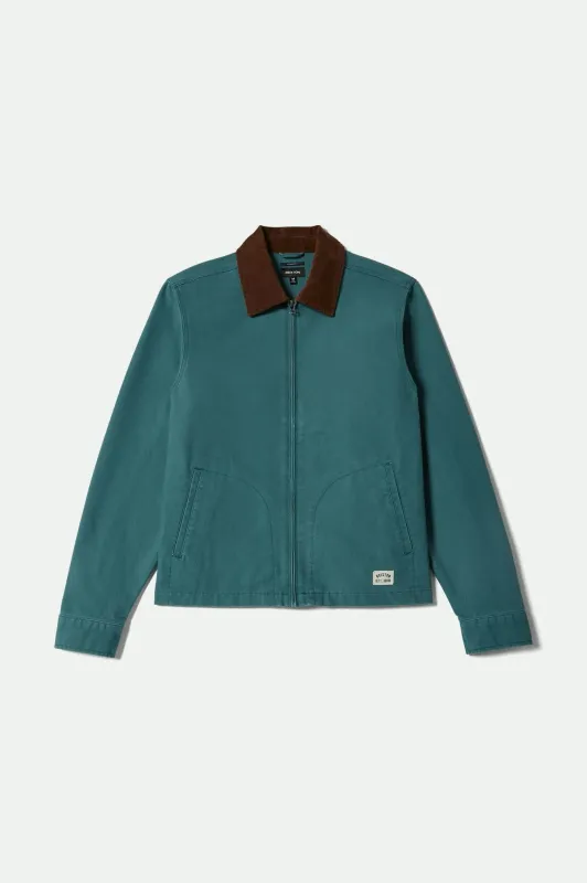 Mechanic Garage Jacket - Night Sage sold by Brixton