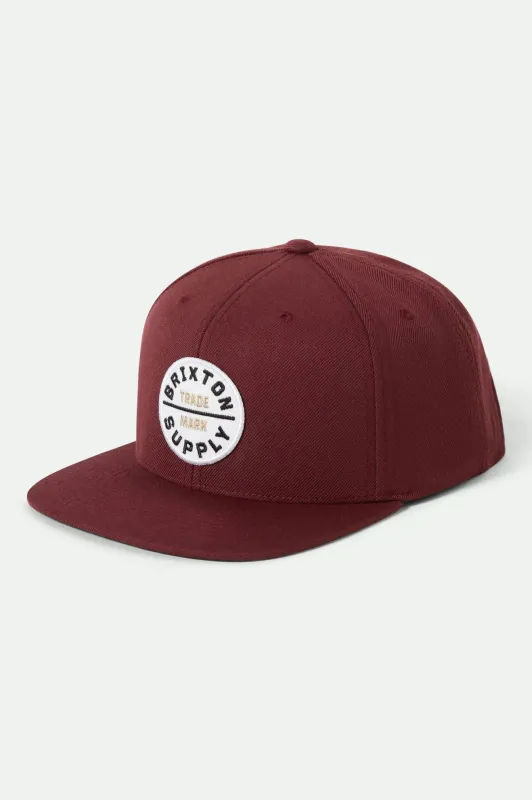 Oath III Snapback - Port sold by Brixton