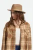 Messer Packable Fedora - Khaki/Khaki sold by Brixton