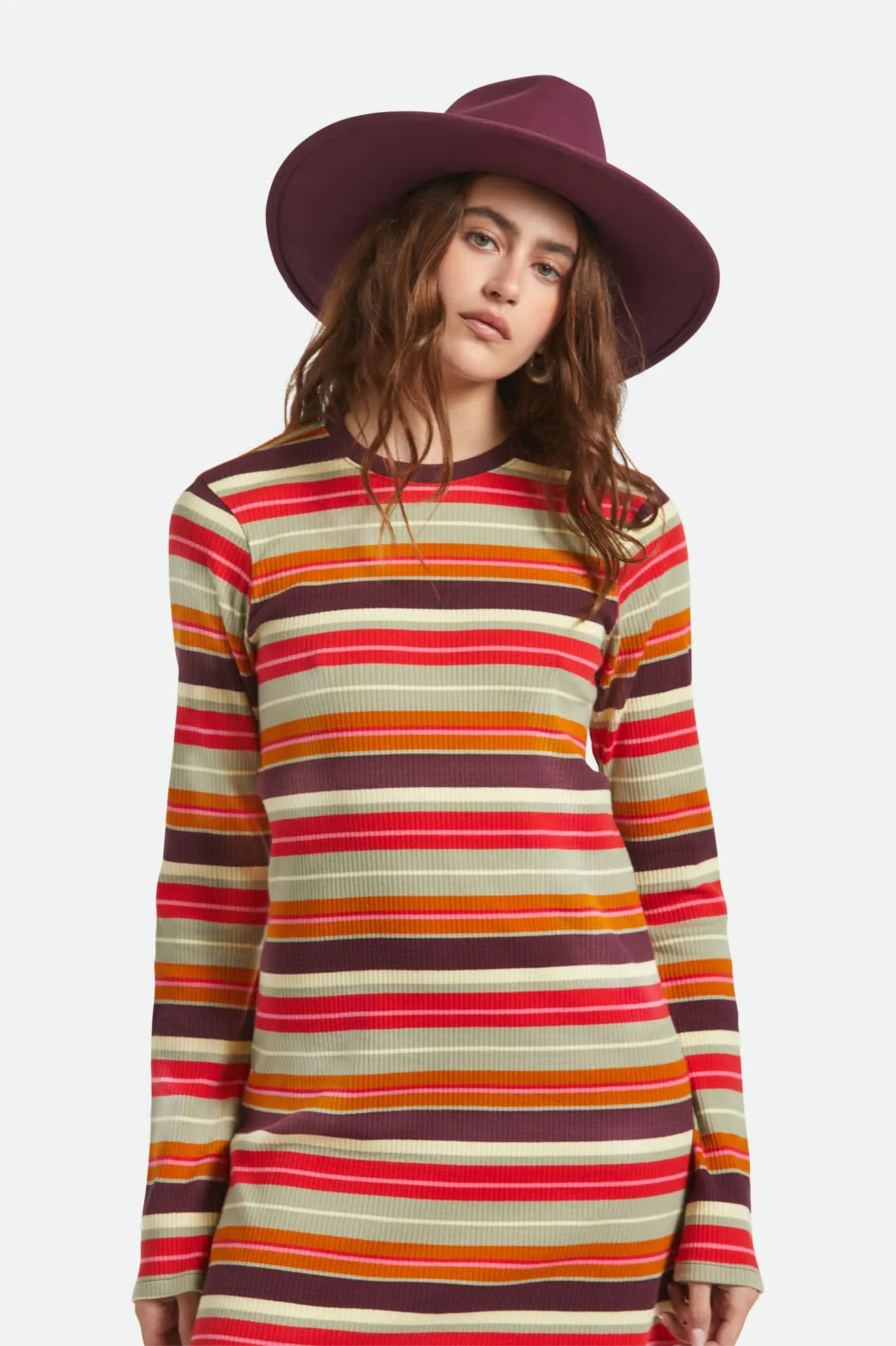 Layton Comfort Fedora - Port/Port sold by Brixton product image thumbnail 2