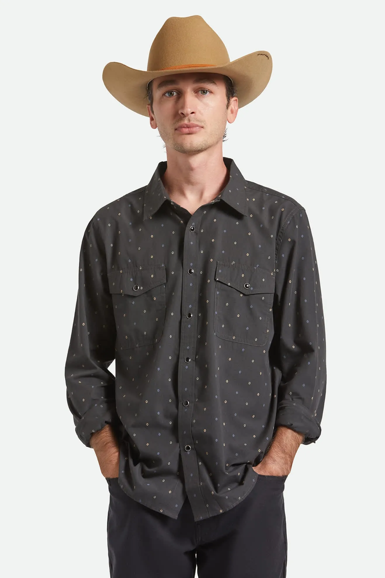 Laredo Branded Cowboy Hat - Antique Bronze sold by Brixton product image thumbnail 2