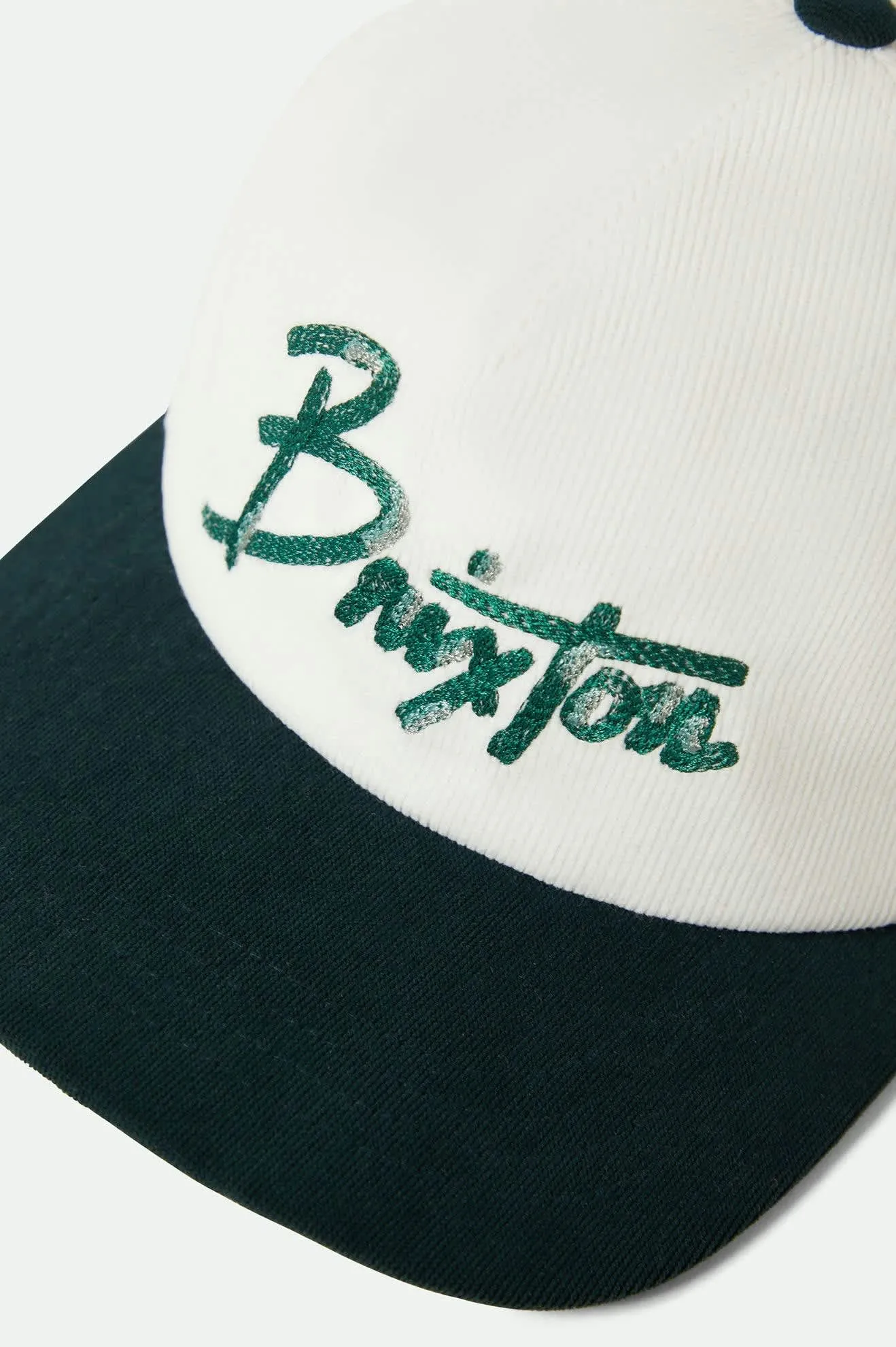 Brixton Corduroy Snapback - Night Sage/Whitecap sold by Brixton product image thumbnail 3