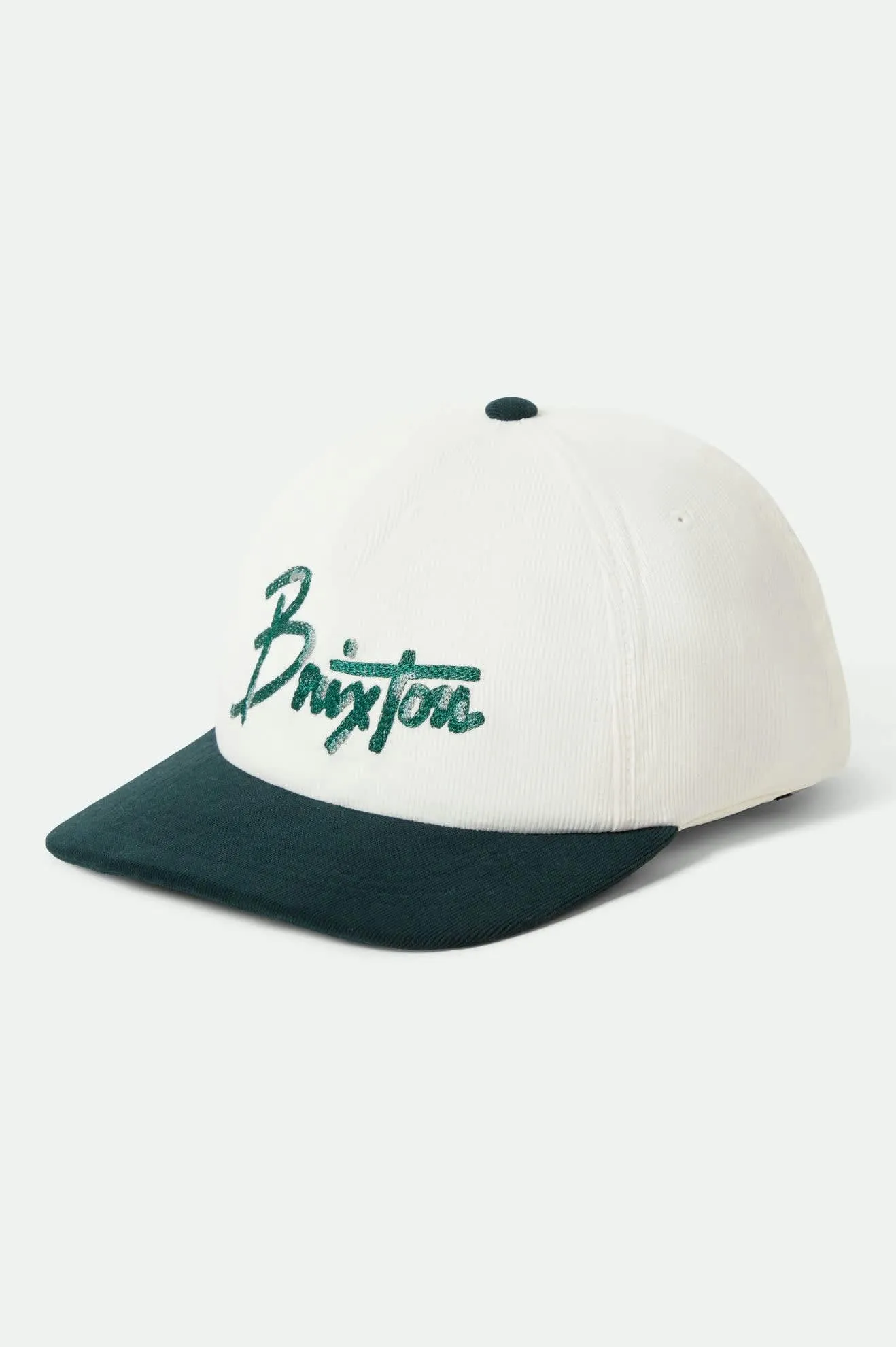 Brixton Corduroy Snapback - Night Sage/Whitecap sold by Brixton