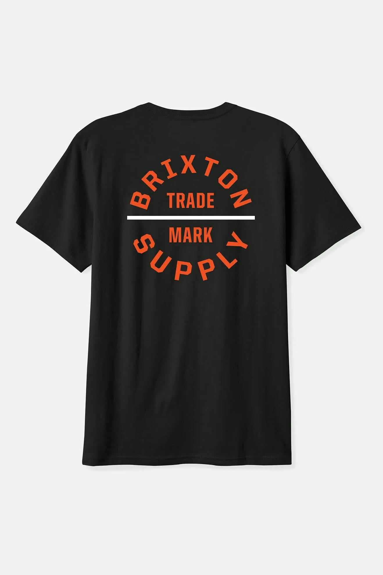 Oath V S/S Standard T-Shirt - Black/Classic Orange/White sold by Brixton product image thumbnail 2