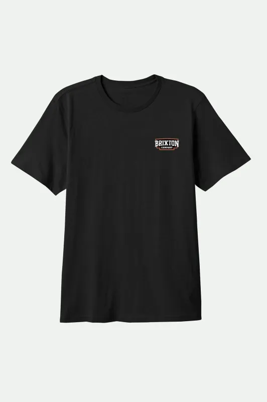 Pierson S/S Standard T-Shirt - Black made by Brixton