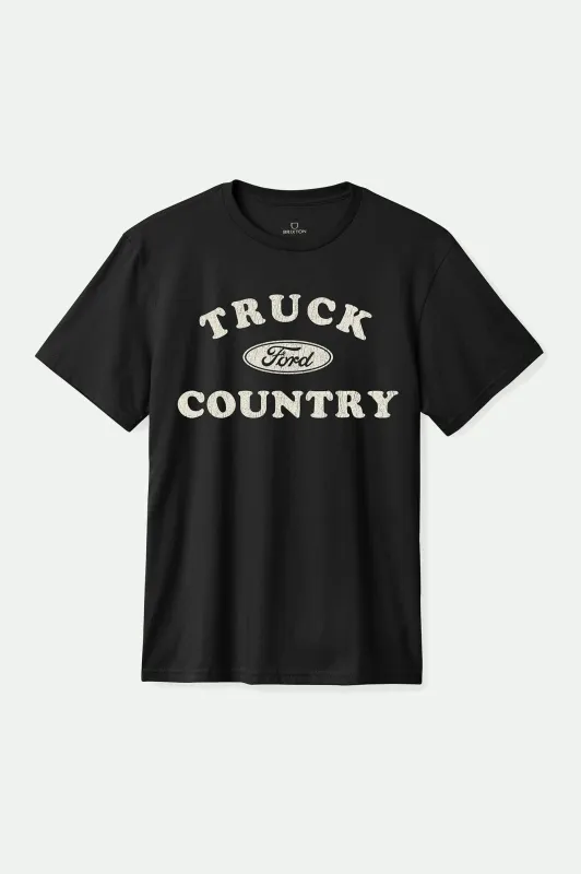 Ford Truck Country S/S Standard T-Shirt - Burnt Rubber sold by Brixton