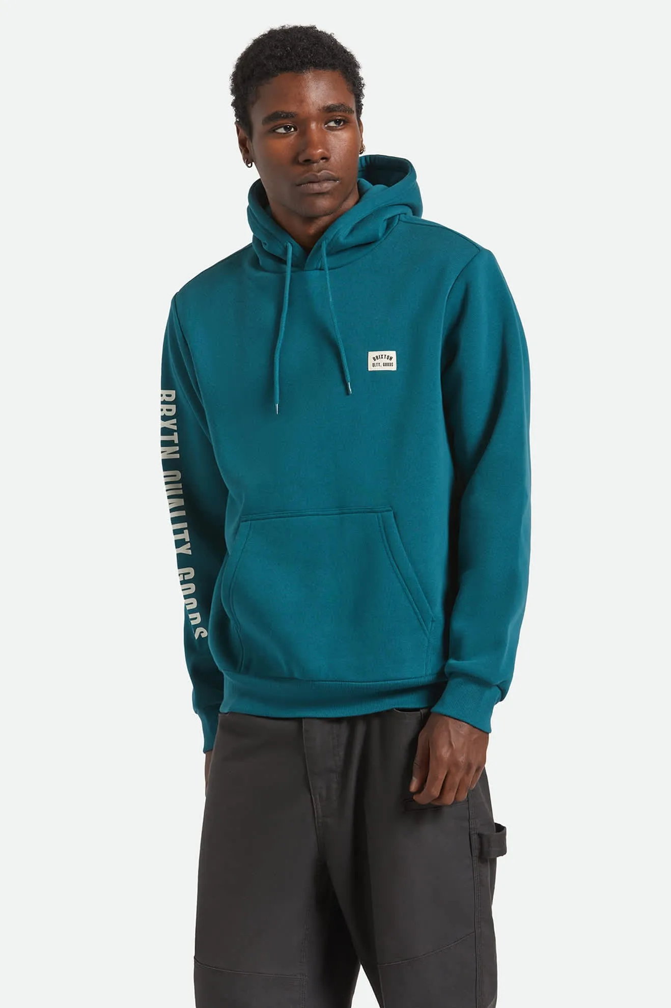 Woodburn Hoodie - Night Sage sold by Brixton product image thumbnail 2