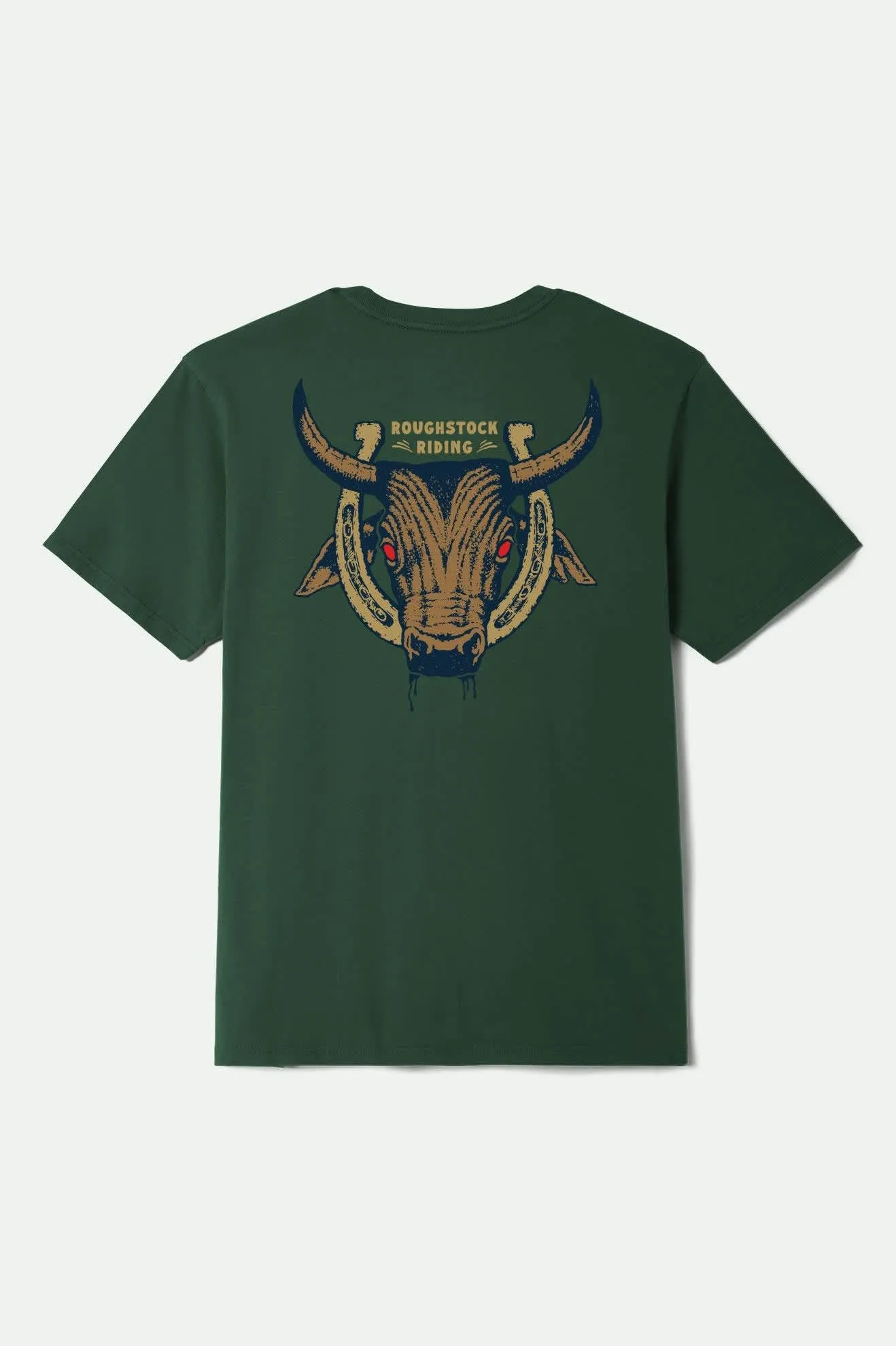 Roughstock S/S Standard T-Shirt - Forest Green sold by Brixton product image thumbnail 2