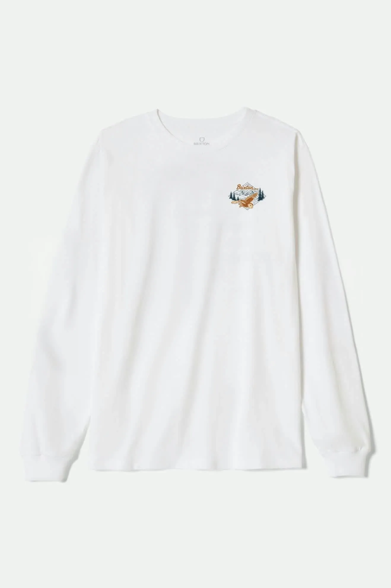 Driftway L/S Standard T-Shirt - White sold by Brixton