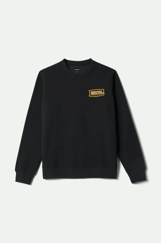 Lightening Crew - Black sold by Brixton