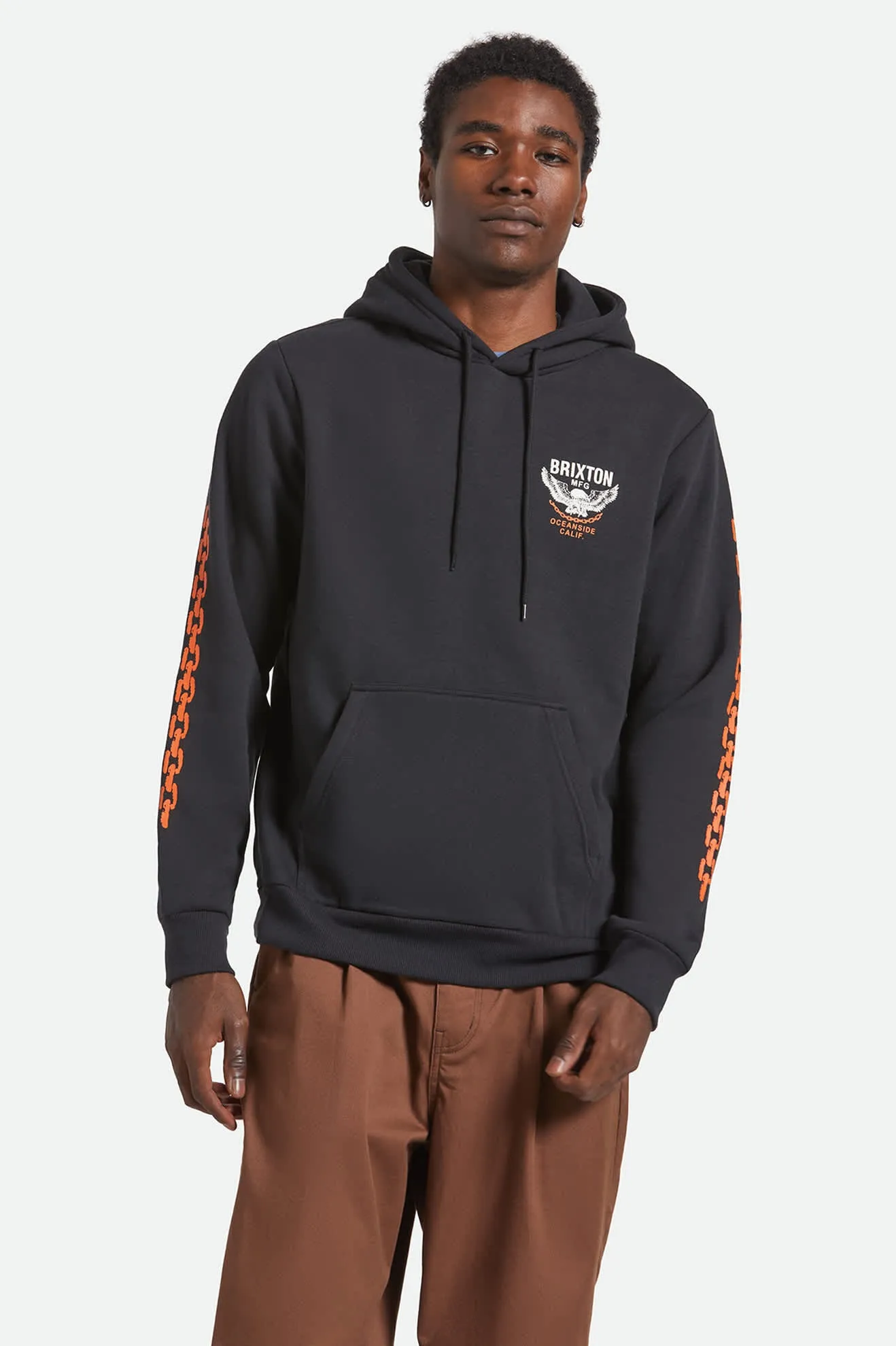 Waller Hoodie - Black sold by Brixton product image thumbnail 2